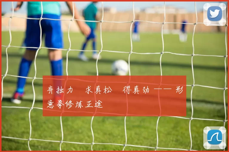 弃拙力・求真松・得真劲 —— 形意拳修炼正途