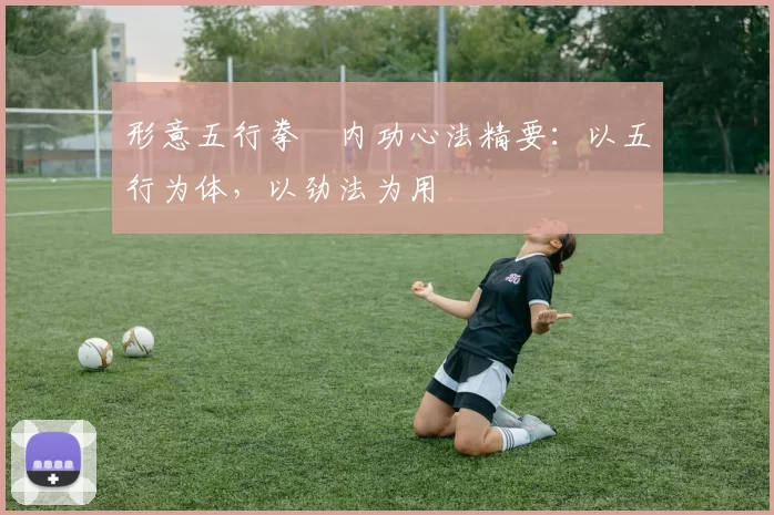 形意五行拳・内功心法精要：以五行为体，以劲法为用