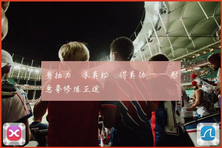 弃拙力・求真松・得真劲 —— 形意拳修炼正途