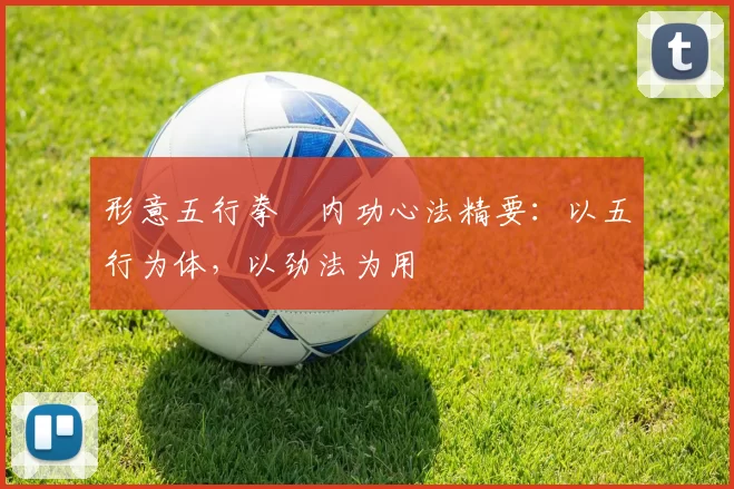 形意五行拳・内功心法精要：以五行为体，以劲法为用