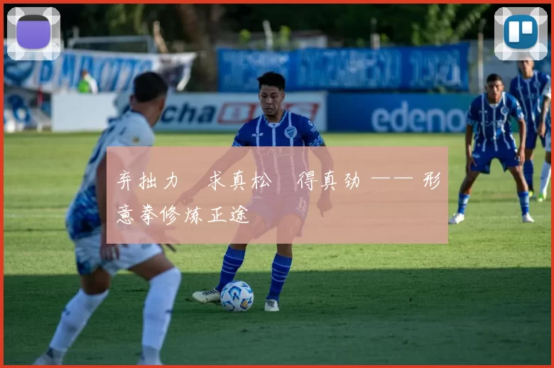 弃拙力・求真松・得真劲 —— 形意拳修炼正途