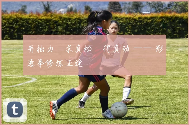 弃拙力・求真松・得真劲 —— 形意拳修炼正途