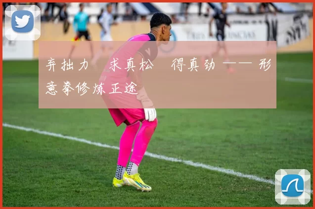 弃拙力・求真松・得真劲 —— 形意拳修炼正途