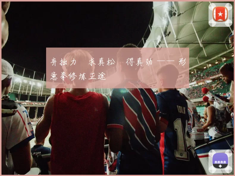 弃拙力・求真松・得真劲 —— 形意拳修炼正途