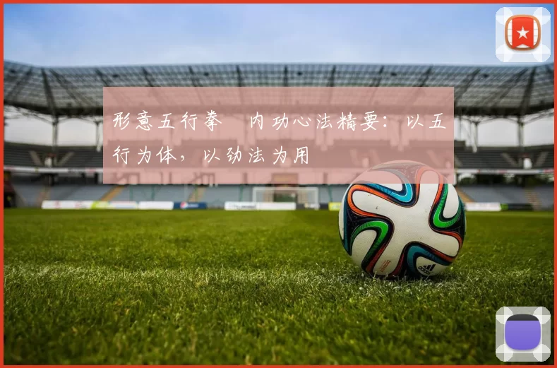 形意五行拳・内功心法精要：以五行为体，以劲法为用