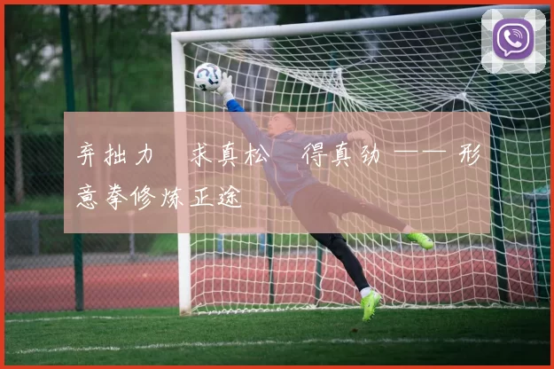 弃拙力・求真松・得真劲 —— 形意拳修炼正途