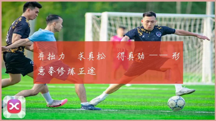 弃拙力・求真松・得真劲 —— 形意拳修炼正途