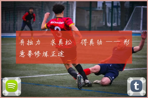 弃拙力・求真松・得真劲 —— 形意拳修炼正途