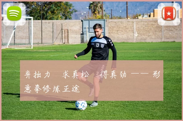 弃拙力・求真松・得真劲 —— 形意拳修炼正途