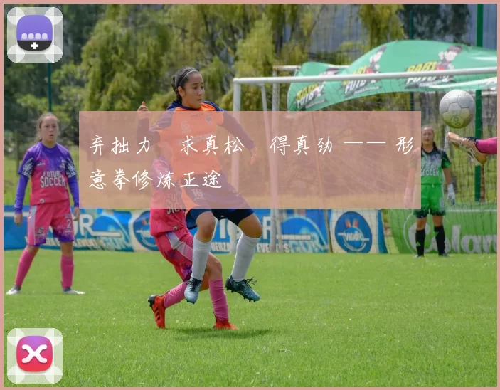 弃拙力・求真松・得真劲 —— 形意拳修炼正途