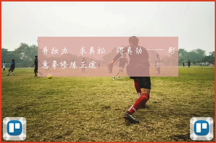 弃拙力・求真松・得真劲 —— 形意拳修炼正途