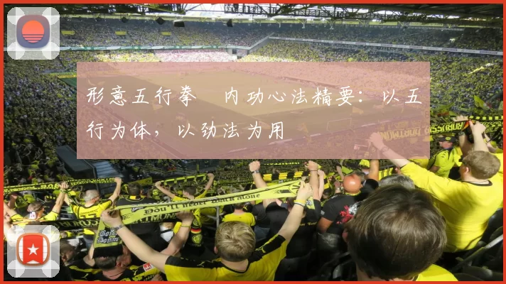 形意五行拳・内功心法精要：以五行为体，以劲法为用