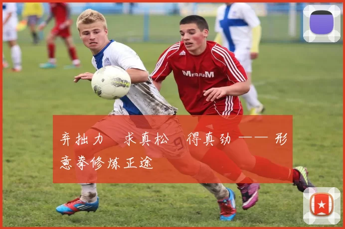 弃拙力・求真松・得真劲 —— 形意拳修炼正途