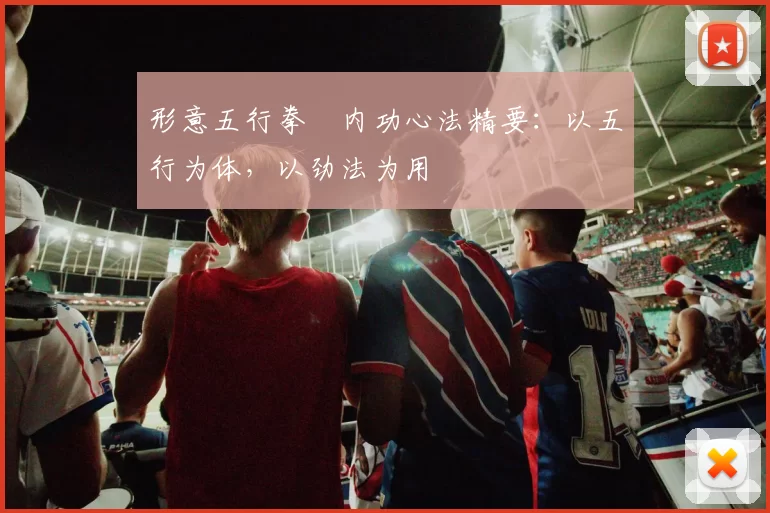 形意五行拳・内功心法精要：以五行为体，以劲法为用