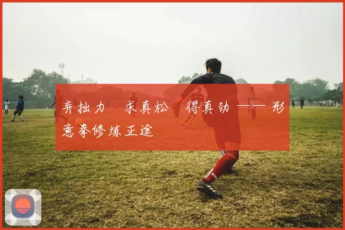 弃拙力・求真松・得真劲 —— 形意拳修炼正途