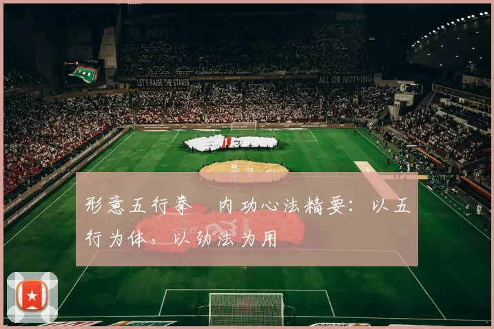 形意五行拳・内功心法精要：以五行为体，以劲法为用