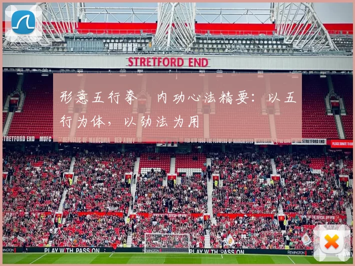 形意五行拳・内功心法精要：以五行为体，以劲法为用