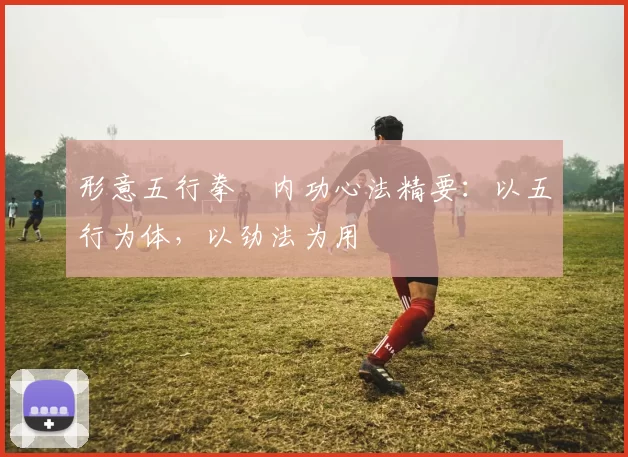 形意五行拳・内功心法精要：以五行为体，以劲法为用