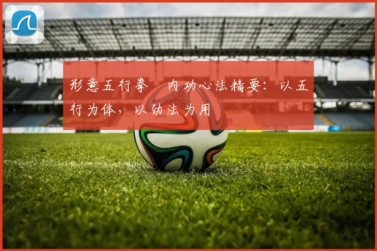 形意五行拳・内功心法精要：以五行为体，以劲法为用