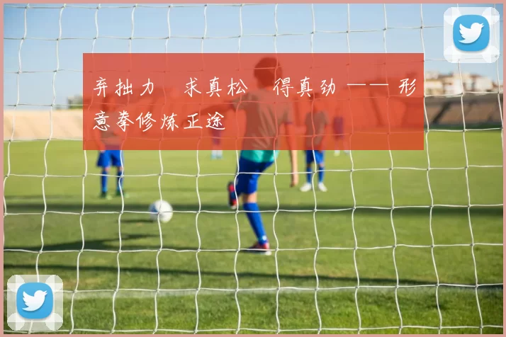 弃拙力・求真松・得真劲 —— 形意拳修炼正途