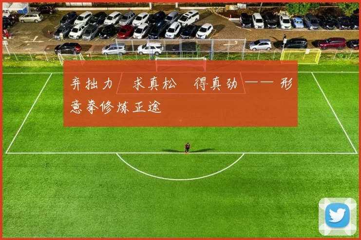 弃拙力・求真松・得真劲 —— 形意拳修炼正途