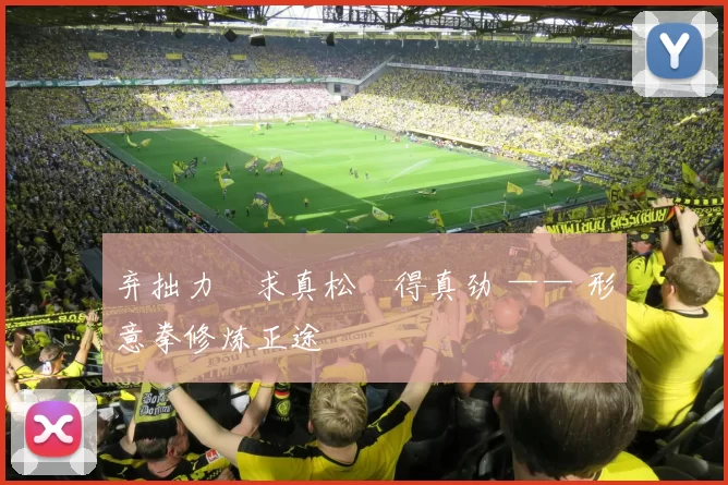 弃拙力・求真松・得真劲 —— 形意拳修炼正途