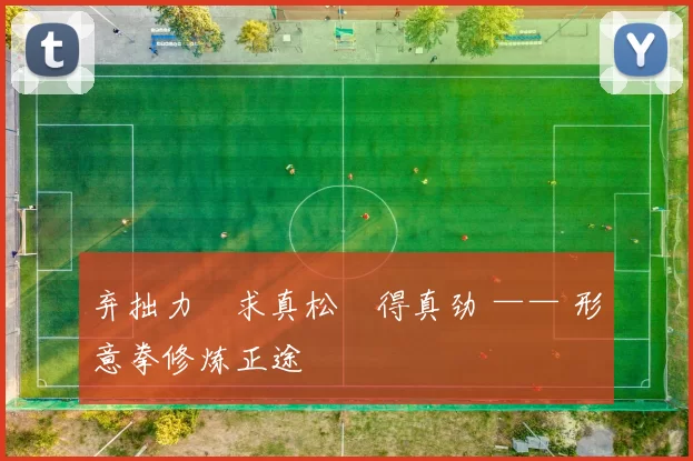 弃拙力・求真松・得真劲 —— 形意拳修炼正途