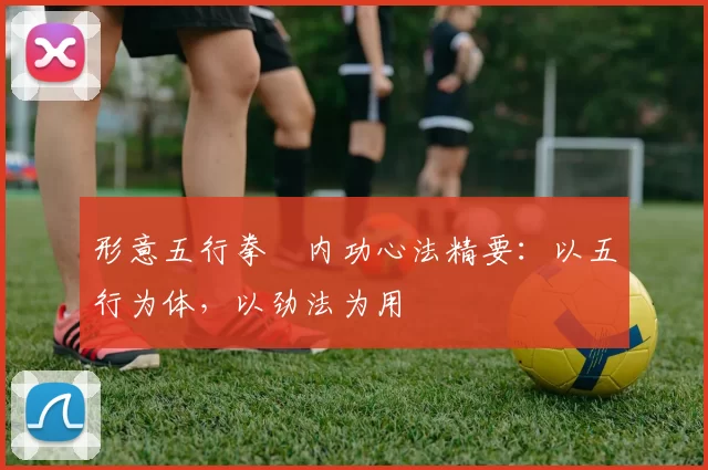 形意五行拳・内功心法精要:以五行为体,以劲法为用