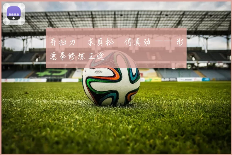 弃拙力・求真松・得真劲 —— 形意拳修炼正途