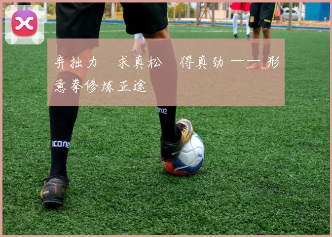 弃拙力・求真松・得真劲 —— 形意拳修炼正途