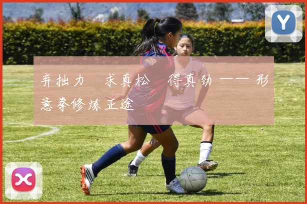 弃拙力・求真松・得真劲 —— 形意拳修炼正途