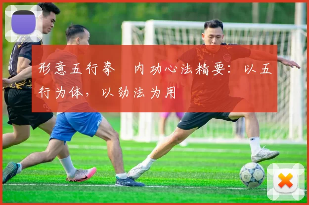 形意五行拳・内功心法精要:以五行为体,以劲法为用