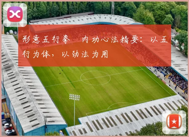 形意五行拳・内功心法精要:以五行为体,以劲法为用