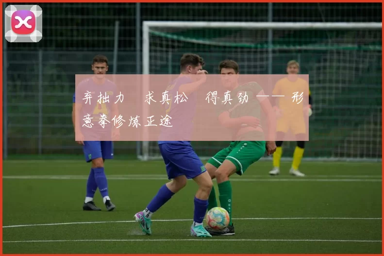 弃拙力・求真松・得真劲 —— 形意拳修炼正途