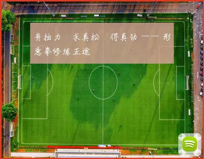 弃拙力・求真松・得真劲 —— 形意拳修炼正途