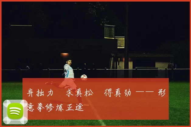 弃拙力・求真松・得真劲 —— 形意拳修炼正途