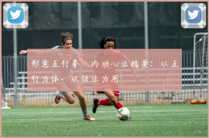 形意五行拳・内功心法精要：以五行为体，以劲法为用