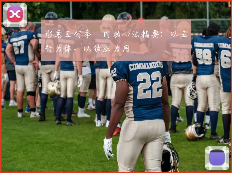 形意五行拳・内功心法精要:以五行为体,以劲法为用