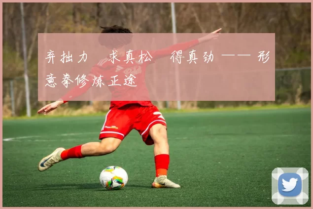 弃拙力・求真松・得真劲 —— 形意拳修炼正途