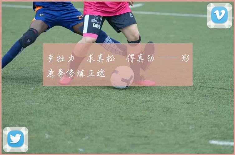 弃拙力・求真松・得真劲 —— 形意拳修炼正途