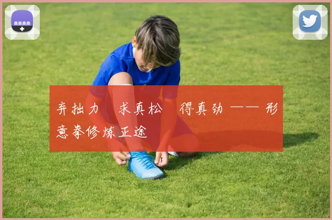 弃拙力・求真松・得真劲 —— 形意拳修炼正途