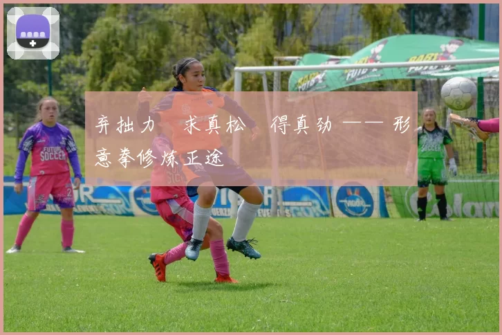 弃拙力・求真松・得真劲 —— 形意拳修炼正途