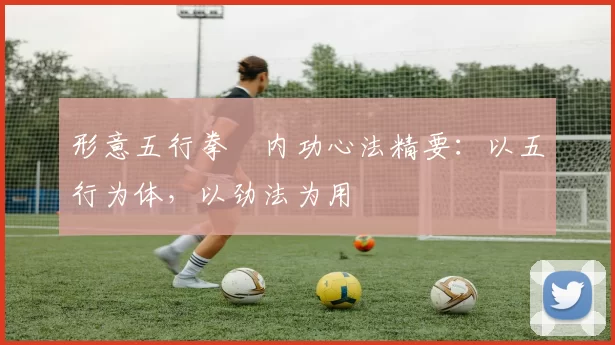 形意五行拳・内功心法精要：以五行为体，以劲法为用