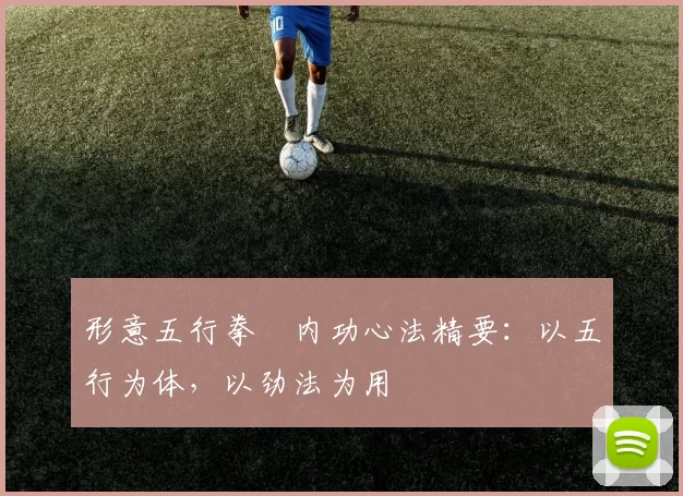 形意五行拳・内功心法精要：以五行为体，以劲法为用