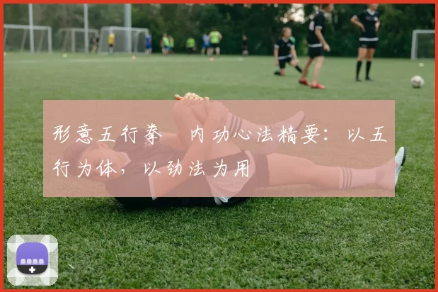 形意五行拳・内功心法精要:以五行为体,以劲法为用