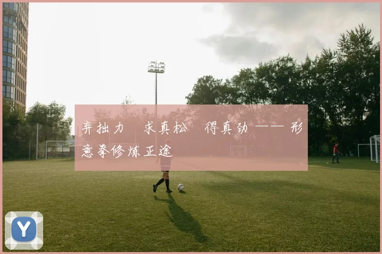 弃拙力・求真松・得真劲 —— 形意拳修炼正途