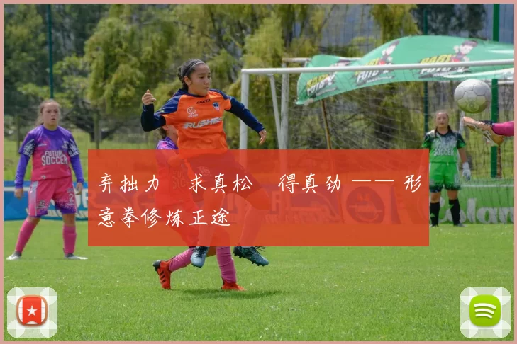 弃拙力・求真松・得真劲 —— 形意拳修炼正途