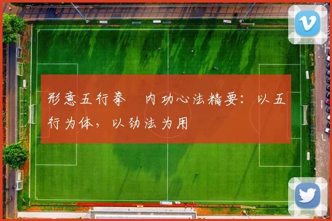 形意五行拳・内功心法精要：以五行为体，以劲法为用