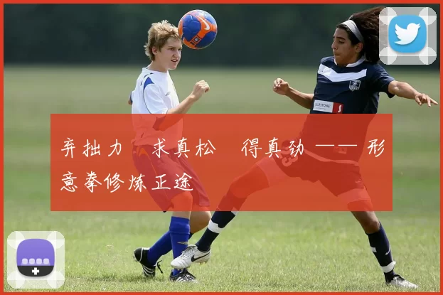 弃拙力・求真松・得真劲 —— 形意拳修炼正途