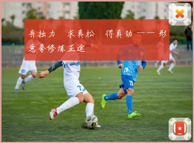 弃拙力・求真松・得真劲 —— 形意拳修炼正途